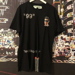 OFF-White Green Man “IMPRESSIONISM” T-Shirt